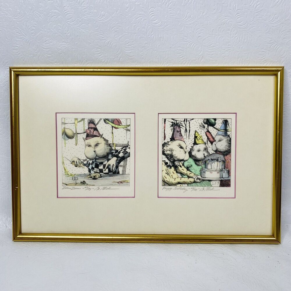 Bo Sterk Framed Lithos Numbered Signed
